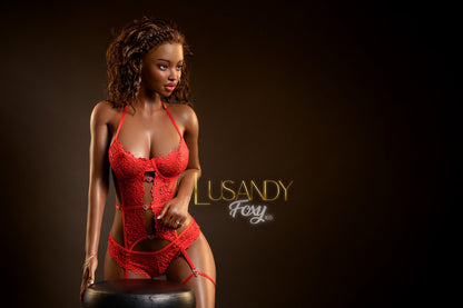 Lusandy dark skin doll Foxy 165